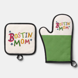 Bostin Vater Black Country Ofenhandschuh & Topflappen-Set