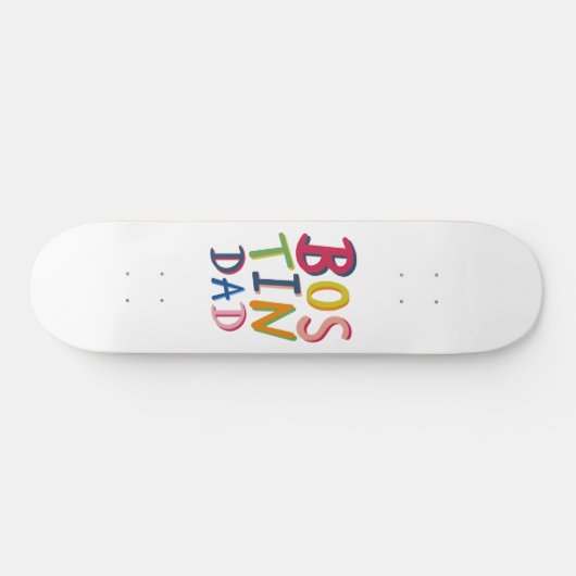 Bostin Vater Black Country Words Skateboard (Horizontal)