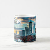 Bosto Kaffeetasse Massachusetts Stadt Skyline Gesc (Mittel)