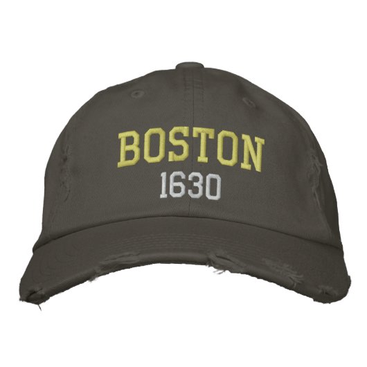 Boston 1630 bestickte kappe (Vorderseite)