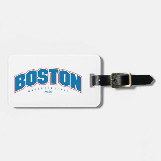 Boston 1630 gepäckanhänger (Vorderseite horizontal)