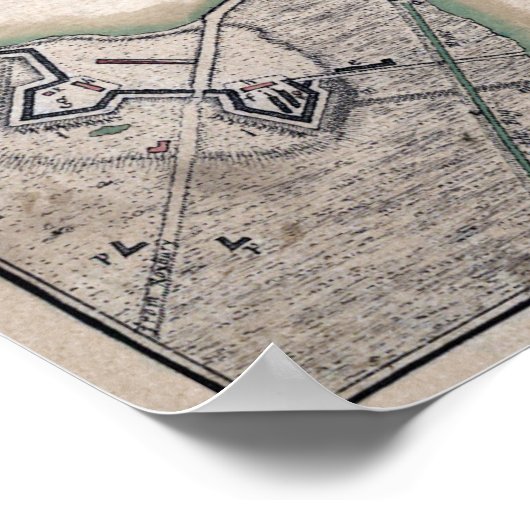 Boston 1775 poster (Ecke)