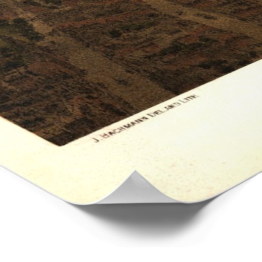 Boston 1877 Reproduction Lithograph Poster (Ecke)