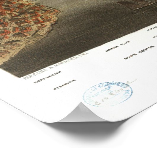 Boston 1898 poster (Ecke)