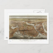 Boston 1898 postkarte (Vorne/Hinten)