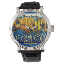Boston 2, Massachusetts - Maßgeschneidert Armbanduhr