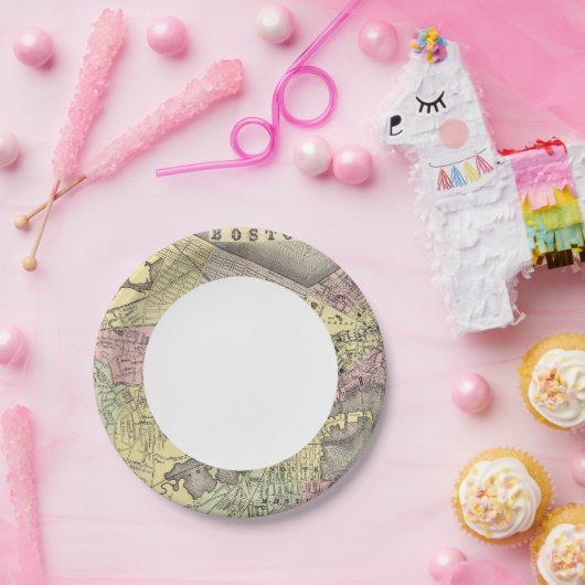 Boston 3 pappteller (Party)