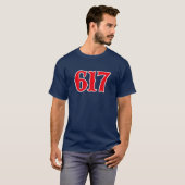 Boston 617 - Boston stark! T-Shirt (Vorne ganz)