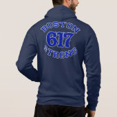 BOSTON 617 STRONG 3D Patch Hoodie (Rückseite)