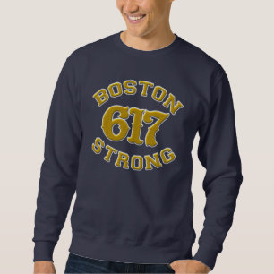 BOSTON 617 STRONG 3D Patch Sweatshirt