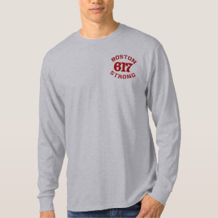 BOSTON 617 STRONG 3D Patch T-Shirt