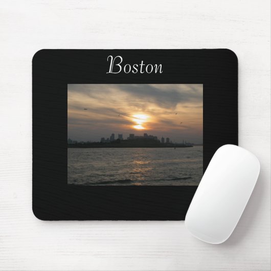 boston_a_glow, Boston Mousepad (Mit Mouse)