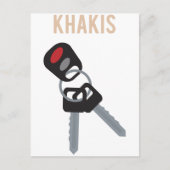 Boston Accent Car Keys Postkarte (Vorderseite)