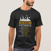 Boston Accent Translator Bostonians T-Shirt (Vorderseite)