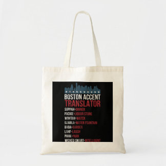 Boston Accent Translator for Wicked Smaht Bostonia Tragetasche