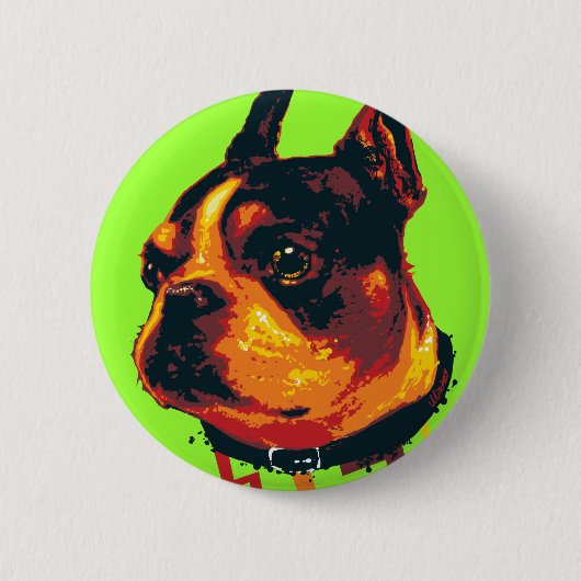 Boston-Aktions-Knopf Button (Vorderseite)