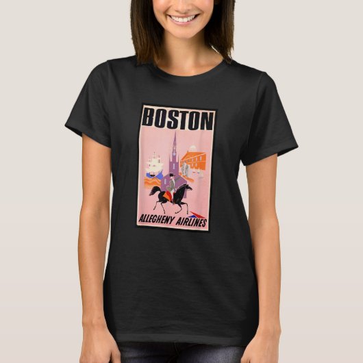 Boston American History Paul Revere Massachusetts T-Shirt (Vorderseite)