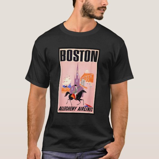 Boston American History Paul Revere Massachusetts  T-Shirt (Vorderseite)