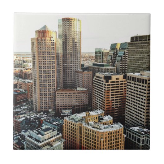 Boston-Ansicht Fliese (Vorderseite)