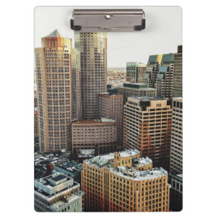 Boston-Ansicht Klemmbrett