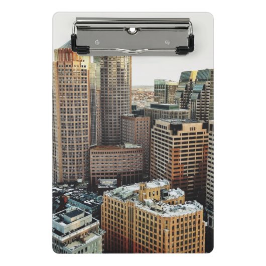 Boston-Ansicht Mini Klemmbrett (Vorderseite)