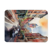 Boston Aquarell Magnet (Horizontal)