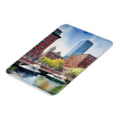 Boston Aquarell Magnet (Linke Seite)