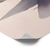 Boston Aquarell Poster (Ecke)