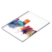 Boston-Aquarell-Skyline Notizblock (Linke Seite)