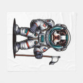 Boston Astronaut  Fleecedecke (Vorderseite (Horizontal))