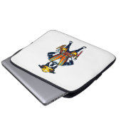 Boston Astronaut Laptopschutzhülle (Vorne Knopf)