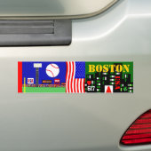 Boston-Autoaufkleber für Boston-Sport-Fan-Geschenk Autoaufkleber (Auf Auto)
