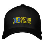 BOSTON B STRONG bestickte Hülle Bestickte Kappe (Vorderseite)