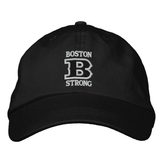 BOSTON B STRONG bestickte Hülle Kappe (Vorderseite)