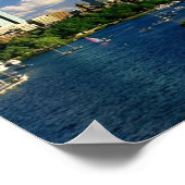 Boston Back Bay Area Poster (Ecke)