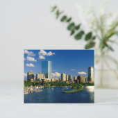 Boston Back Bay Area Postkarte (Stehend Vorderseite)