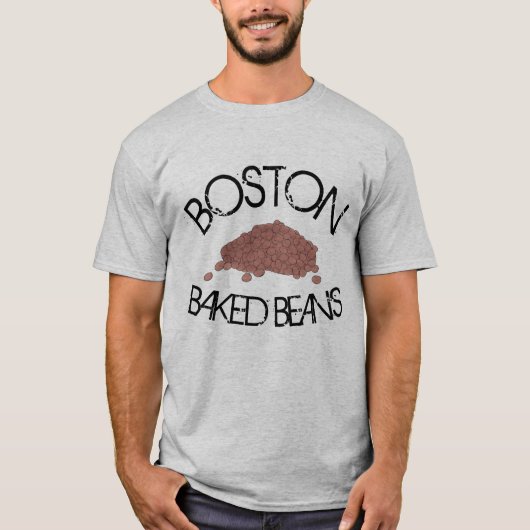 Boston Baked Beans MA Massachusetts Feinschmecker T-Shirt (Vorderseite)