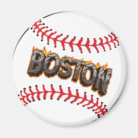 Boston Baseball Magnet (Vorne)
