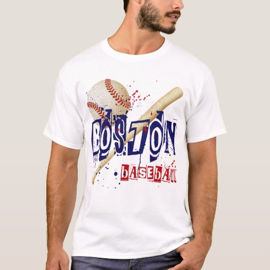 BOSTON-BASEBALL T-Shirt (Vorderseite)