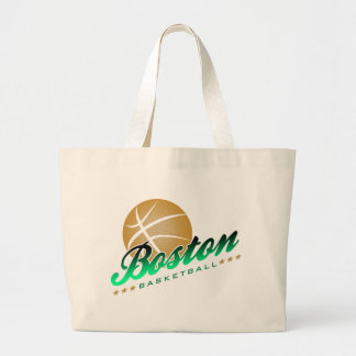Boston-Basketball Jumbo Stoffbeutel