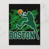 BOSTON BASKETBALL POSTKARTE (Vorderseite)