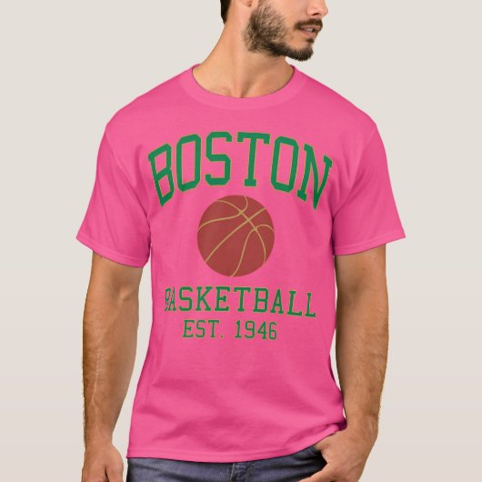 Boston Basketball T-Shirt (Vorderseite)