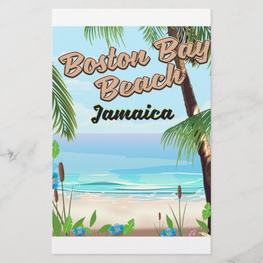 Boston Bay Beach, Jamaika Briefpapier (Vorderseite)