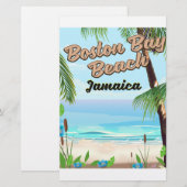 Boston Bay Beach, Jamaika Briefpapier (Vorne/Hinten)