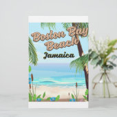 Boston Bay Beach, Jamaika Briefpapier (Stehend Vorderseite)