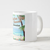 Boston Bay Beach, Jamaika Jumbo-Tasse (Vorderseite Rechts)