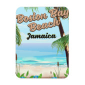 Boston Bay Beach, Jamaika Magnet (Vertikal)