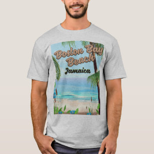 Boston Bay Beach, Jamaika T-Shirt