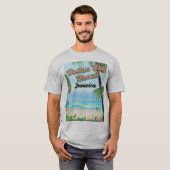 Boston Bay Beach, Jamaika T-Shirt (Vorne ganz)