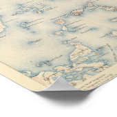 Boston Bay, Massachusetts Poster (Ecke)